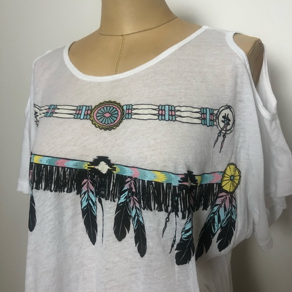 $FINAL$ [S] Wildfox Louise Feather Tee - Picture 6 of 7
